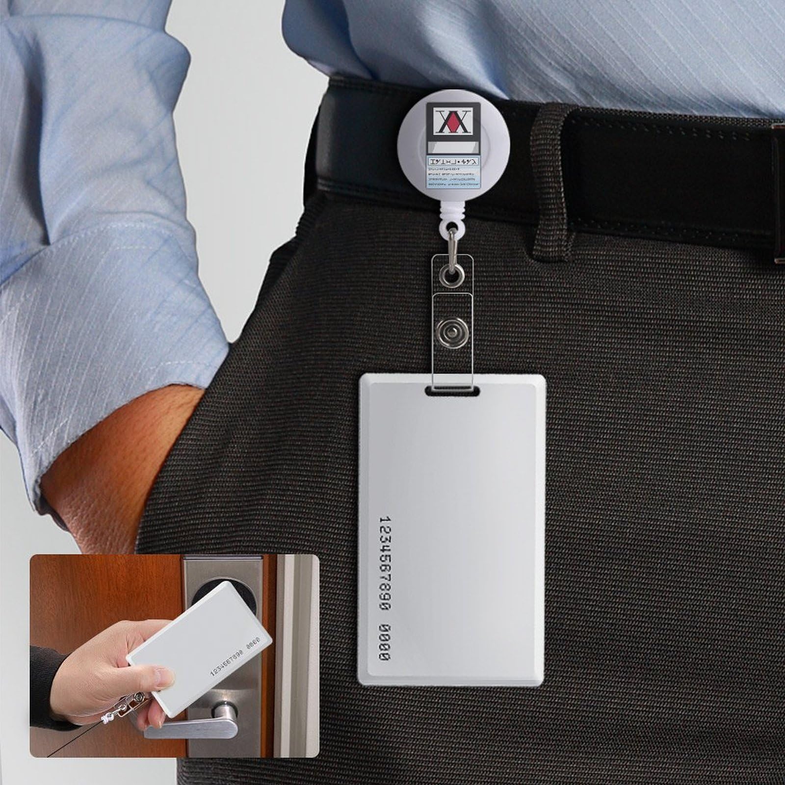 Amazon | ハンターxハンター ハンターライセンス IDカードリール 名札